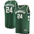 Camiseta Pat Connaughton 24 Milwaukee Bucks Icon Edition Verde Hombre
